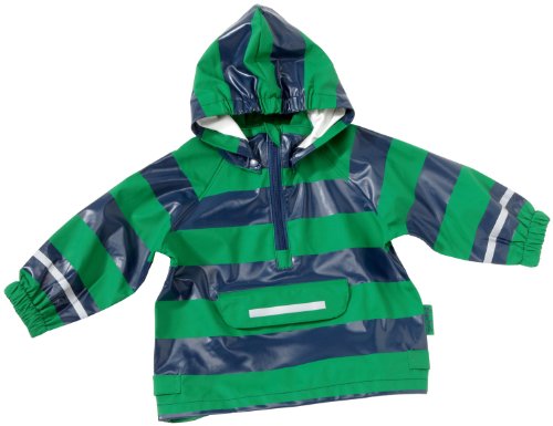 Playshoes Regen-Poncho Streifen 408637 Unisex-Kinder, Gr. 104 Gr&uuml;n (marine/ Gr&uuml;n 787) Preisvergleich