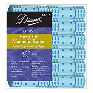 DIANE Snap-On Magnetic Roller 5/8 inch Blue 12-Pack 4716