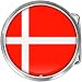 Denmark Flag Belt Buckle