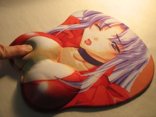 3D Mouse Pad Anime girl Breathless Red suit