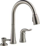Delta 16970-SSSD-DST Single Handle Pull-Down Kitchen Faucet with Soap Dispenser, Stainless