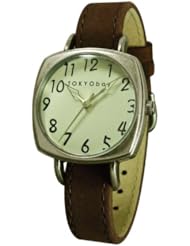 TokyoBay Ladies Ascot Soft Suede Brown Changeable Watch