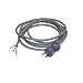 Interpower 86610400 North American Hospital Grade Power Cord, NEMA 5-15 Plug Type, Unterminated Connector Type, Gray, 10A Amperage, 125VAC Voltage, 3m Length