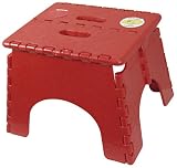 B&R Plastics 101-6R-RED EZ Foldz Step Stool