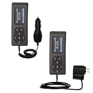 Car and Wall Charger Essential Kit for the Insignia Sport 1GB 2GB - uses Gomadic TipExchange Technology