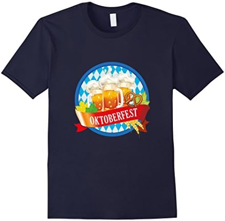 Men's German Oktoberfest Munich T- Shirt / Beer Festival XL Navy
