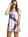 ROMWE Women's Short Sleeve Summer Casual Tie Dye T-Shirt Dress