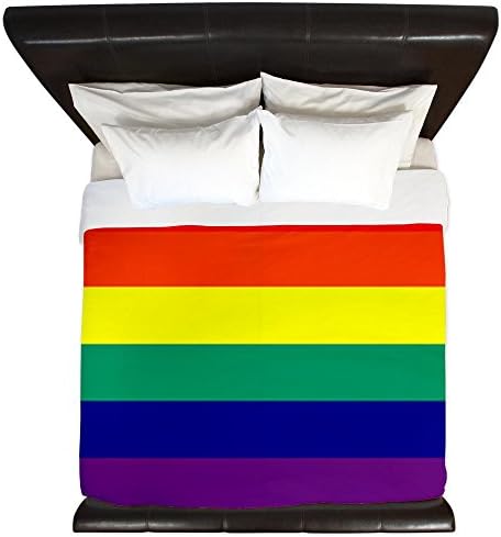 King Duvet Cover Gay Pride Rainbow Flag HD
