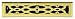 Tools & Hardware : 2X14 POLISHED BRASS VICTORIAN FLOOR REGISTER