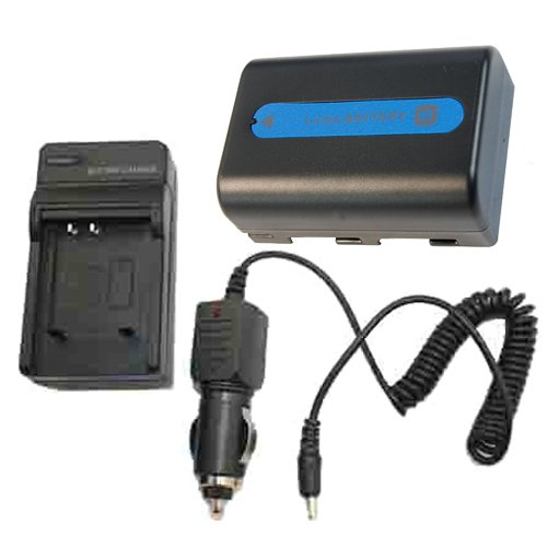 NP-FM50 FM30 NP-FM55H Battery Charger and Battery for Sony M SeriesB0047XFVKA