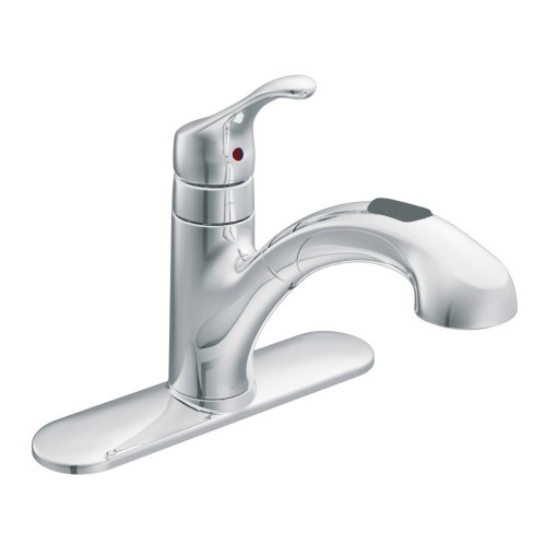 Moen Renzo Single Handle Pullout Kitchen Faucet in Various Finishes