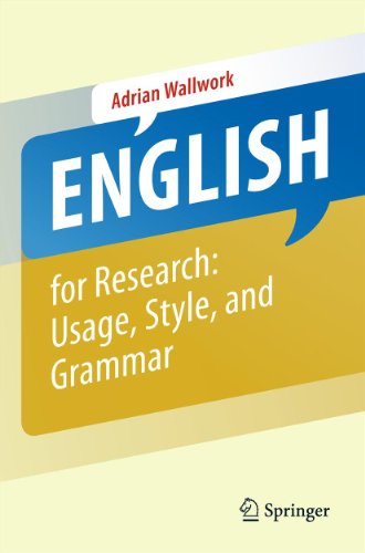 English for Research: Usage, Style, and Grammar