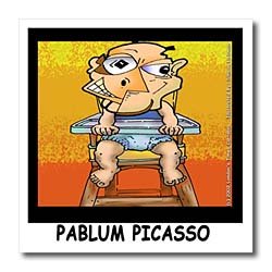 PABLO PICASSO - 8x8 Iron On Heat Transfer For White Material