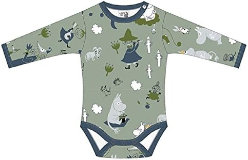 Moomin Valley Baby Boys / Girls Romper, Bodysuit, Jumpsuit with Long Sleeves (74 - 12-15 Months)