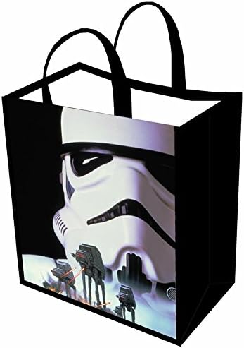 Unisex-Adult Star Wars Reusable Shopping Tote Or Halloween Trick Or Treat Bag - Stormtrooper