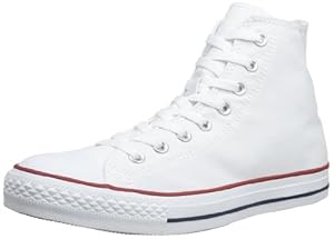 Converse AS HI CAN OPTIC. WHT M7650 - Botines de lona unisex, color blanco, talla 42