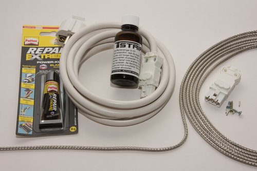  T-STRIPE - 230V Komplettset Länge 3,60 - 4,40m - Fensterheizung gegen Kondenswasser am Fenster