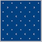 Moon & Stars Velvet Cloth