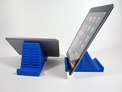 TabletProp - Universal Fit Soft Flexible Tablet, eReader and SmartPhone Stand - Top Grade Silicone - Color BLUE