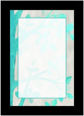 Decoboard 15.5-Inch by  21.5-Inch Magnetic Dry Erase Board with 2-Inch Black Frame, PM L'Arbre De Vie