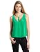 BCBGMAXAZRIA Women's Nydia V-Neck Top With Rope Trim BCBGMAXAZRIA Women's Nydia V-Neck Top With Rope Trim