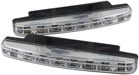 Carpart4u Honda Accord Euro Style Black Housing with clear lensTail Lights &amp; LED Day Time Running Light Package