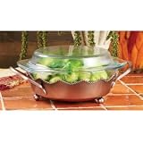 Review Jaf Gifts  / Mia Cucina Covrd Rnd Bakr 1.4q