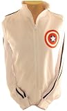  : Captain America Mens Track Jacket - Marvel Comics Superhero