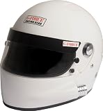 G-Force 3007XXLWH White XX-Large Side Draft Full Face Racing Helmet