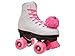 Epic Skates Pink Princess Girls Quad Roller Skates, White, Youth 3,PnkPncs03