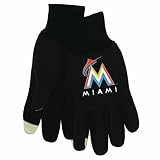 MLB Miami Marlins Technology Touch Gloves