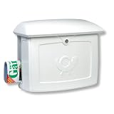 Produkt-Bild: Burg W&auml;chter Kunststoff-Briefkasten Malm&ouml; in versch. Farben, weiss