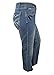 Alfa Global Junior's Regular to Plus Size Stretch Denim Washed Boot-Cut Pants