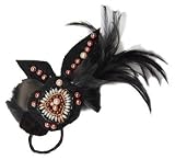【帽子屋Waganse ブローチ Rabbit Feather 】 ハンドメイドで心を込めてお作りしますの画像