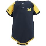 Michigan Wolverines Infant Navy Blue Lead Off Creeper