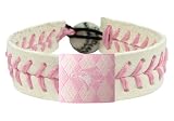 MLB Toronto Blue Jays Pink Argyle Baseball Bracelet