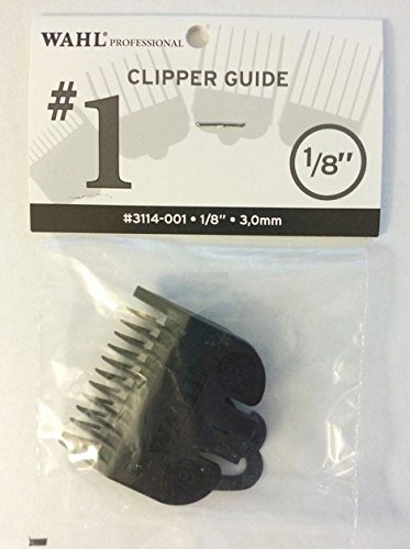 Wahl Professional Black Color Clipper Guide #1 - 1/8" , 3.0mm.