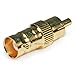 Monoprice BNC Female to RCA Male Adaptor - Gold Plated
