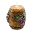 Sculpted Barrel Candle - Scented