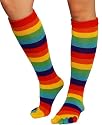 Rainbow Stripe Toe Socks by Foot Traffic