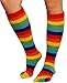 Rainbow Stripe Toe Socks by Foot Traffic (One Size)