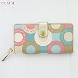 (コーチ) COACH レディース 長財布 長サイフ シグネチャー サテン スナップヘッド アコーディオン ジップ アラウンド F47293b4mc 並行輸入品 コーチ 長財布