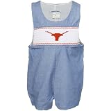 NCAA Texas Longhorns Toddler Boys Blue Chambray Jumper Shorts (3T)