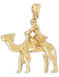 Dazzlers Solid 14k Gold 3D Camel Charm Pendant Available in three colors from jewelsberry (weights: 4.7 grams only)