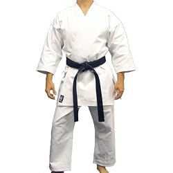 Piranha Gear Karate Uniform (Extra Heavyweight), 4/5 sleeves, White