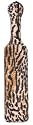 Sportsheets Leather Paddle, Cheetah Fur