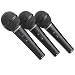 Behringer XM1800S Dynamic Cardioid Vocal Microphone (3 Pack)