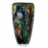 417kdj4mCGL. SL160  Art Glass Mosaic Bloom Garden Vase Home Accent Decor