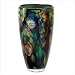 Art Glass Mosaic Bloom Garden Vase Home Accent Decor