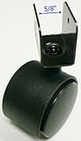 Oajen 2" caster with 5/8" u bracket, pack of 4, use 5/8" wood